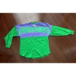 Marvel Hulk Incredible Long Sleeve Spirit Jersey Tee Shirt S Small Halloween